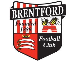 brentford football club logo crest red and black